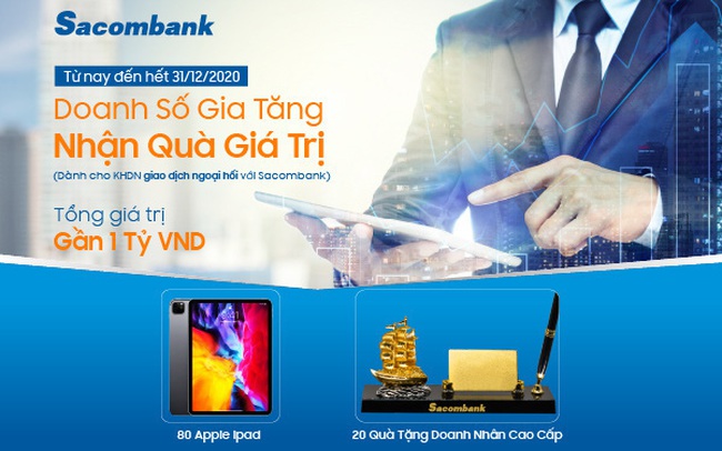 Cơ hội nhận quà giá trị khi giao dịch ngoại hối tại Sacombank Cơ hội nhận quà giá trị khi giao dịch ngoại hối tại Sacombank