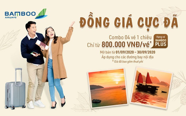Thoả sức cất cánh cùng Bamboo Airways với “cơn mưa” ưu đãi cuối năm Thoả sức cất cánh cùng Bamboo Airways với “cơn mưa” ưu đãi cuối năm
