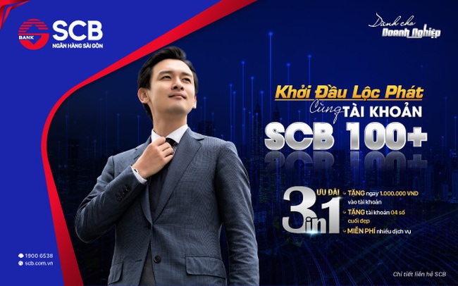 SCB triển khai chương trình khuyến mãi "Khởi đầu lộc phát cùng tài khoản SCB 100+" SCB triển khai chương trình khuyến mãi "Khởi đầu lộc phát cùng tài khoản SCB 100+"