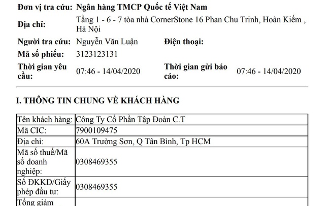 C.T GROUP nợ "khủng" bao nhiêu? C.T GROUP nợ "khủng" bao nhiêu?