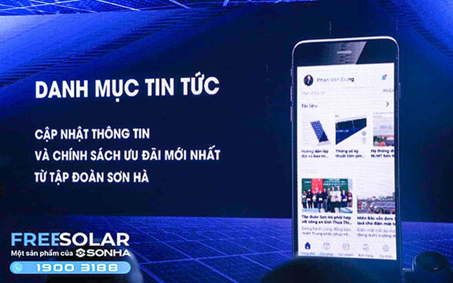 Ra mắt ứng dụng Freesolar: Tạo cơ hội kinh doanh điện mặt trời áp mái Ra mắt ứng dụng Freesolar: Tạo cơ hội kinh doanh điện mặt trời áp mái