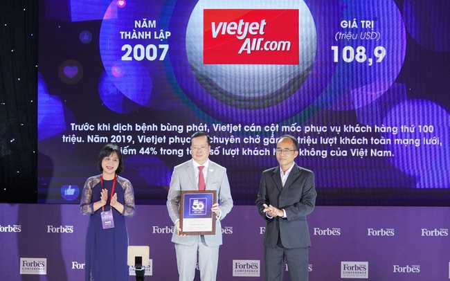 Vietjet vào top 50 Thương hiệu dẫn đầu 2020 do Forbes bình chọn Vietjet vào top 50 Thương hiệu dẫn đầu 2020 do Forbes bình chọn