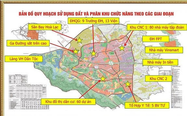 Hoà Lạc trở thành điểm sáng thu hút dòng chảy đầu tư