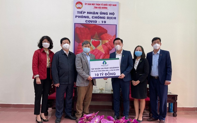 An Phát Holdings hỗ trợ Hải Dương 11,35 tỷ đồng chống dịch COVID-19 An Phát Holdings hỗ trợ Hải Dương 11,35 tỷ đồng chống dịch COVID-19