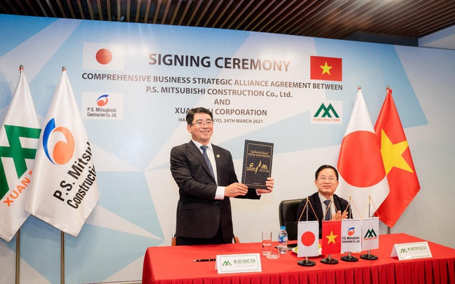 Lễ ký kết thỏa thuận hợp tác giữa P.S. Mitsubishi và Xuân Mai Corp