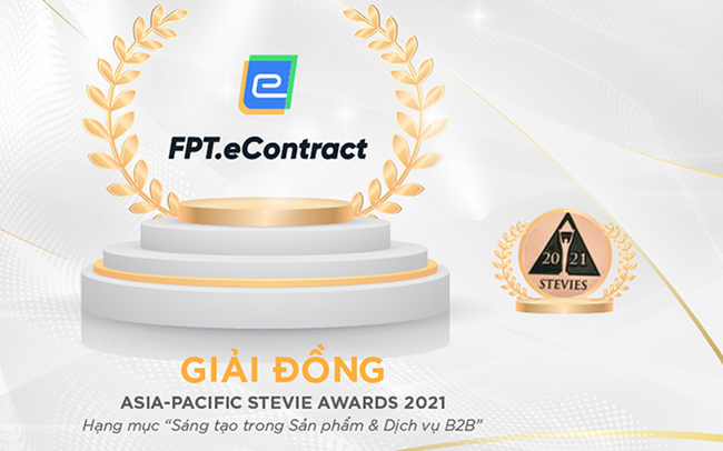 Hợp đồng điện tử FPT.eContract giành giải “Oscar của giới kinh doanh” Hợp đồng điện tử FPT.eContract giành giải “Oscar của giới kinh doanh”
