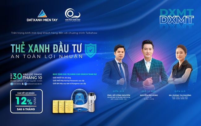 Ca sĩ Nguyễn Phi Hùng đồng hành cùng Talkshow: Thẻ xanh đầu tư – An toàn lợi nhuận Ca sĩ Nguyễn Phi Hùng đồng hành cùng Talkshow: Thẻ xanh đầu tư – An toàn lợi nhuận