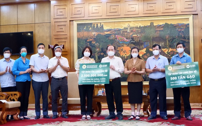 Tập đoàn Tân Long chung tay cùng Bắc Giang, Bắc Ninh chống dịch Covid-19 Tập đoàn Tân Long chung tay cùng Bắc Giang, Bắc Ninh chống dịch Covid-19