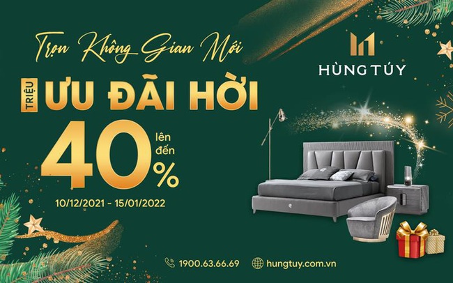 Mua sắm đẳng cấp tại Showroom Hùng Túy với ưu đãi khủng lên đến 40% Mua sắm đẳng cấp tại Showroom Hùng Túy với ưu đãi khủng lên đến 40%