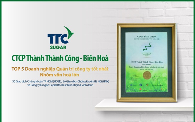 SBT tiếp tục đạt top 5 doanh nghiệp quản trị công ty tốt nhất SBT tiếp tục đạt top 5 doanh nghiệp quản trị công ty tốt nhất