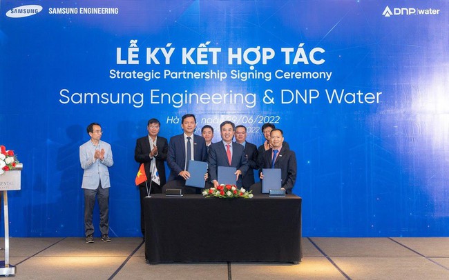Samsung đầu tư vào DNP Water nhận được quan tâm từ báo giới quốc tế