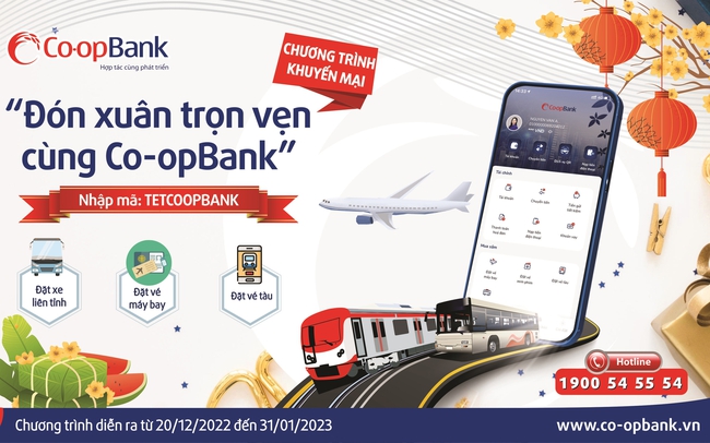 Đón xuân trọn vẹn cùng Co-Opbank