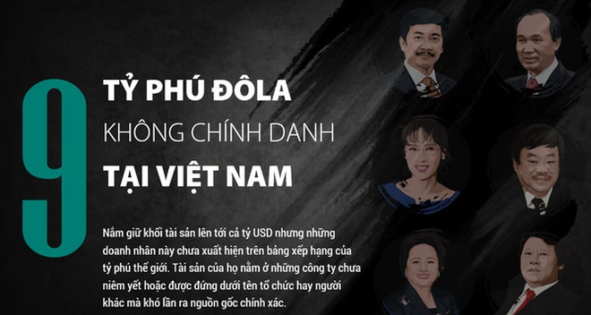 9 tỷ phú đôla không chính danh tại Việt Nam