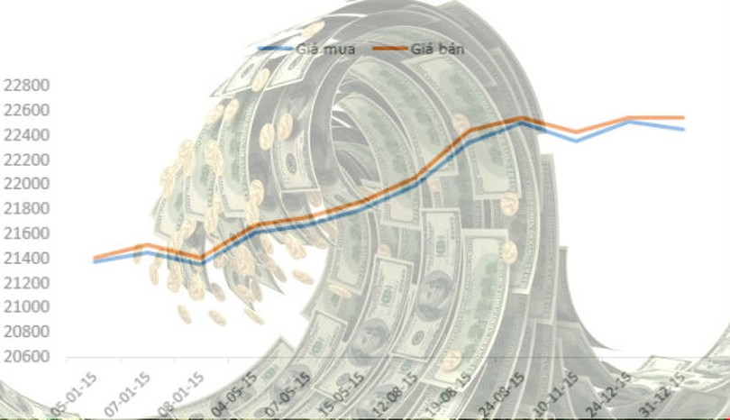 [Infographic] Nhìn lại những đợt sóng tỷ giá năm 2015