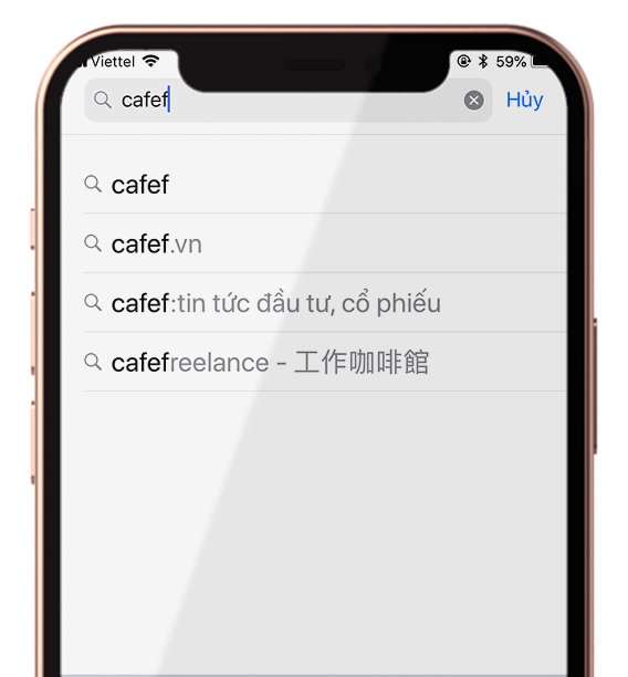 Hướng dẫn tải app cafef bước 2