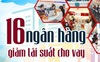 [Infographic] Chi tiết 16 ngân hàng cam kết giảm lãi suất cho vay