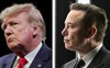 Ông Donald Trump tranh cãi nảy lửa với tỉ phú Elon Musk