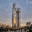 Tòa tháp đôi cao 568m được đề xuất xây ở Hà Nội, dự kiến vượt Petronas Twin Towers của Malaysia trở thành cao nhất thế giới: Huy động máy xúc tháo dỡ công trình trên khu đất dự án