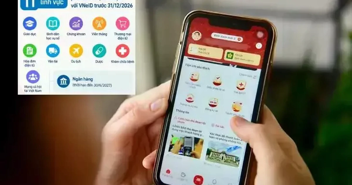 Hạn 31/12/2026: 11 nhóm tài khoản trực tuyến phải liên kết, xác thực trên VNeID