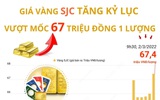 [INFOGRAPHIC] Giá vàng liên tiếp phá kỷ lục như thế nào?