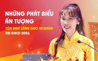 Những phát biểu ấn tượng của Ban lãnh đạo HDBank tại ĐHCĐ 2026