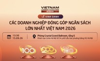 Sắp diễn ra Lễ vinh danh VNTAX 2026 và Tọa đàm “Kiến tạo nguồn lực tăng trưởng quốc gia”