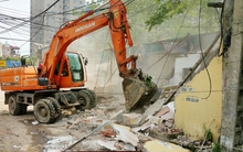 Giải tỏa 21 thửa đất vi phạm thực hiện Dự án thoát nước Hà Nội
