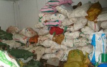 Phát hoảng với kho chứa thịt ngoại trôi nổi