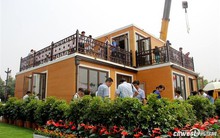 Cận cảnh biệt thự được xây trong vòng 3 tiếng bằng máy in 3D