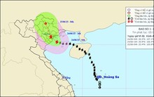 Bão số 1 cách bờ biển Quảng Ninh 70km, gió giật cấp 12
