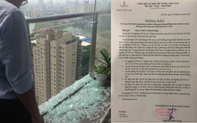 Thăng Long Number One: Kính lan can căn hộ rơi, Chủ đầu tư họp khẩn với cư dân