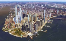 Đường chân trời ở New York trong tầm nhìn năm 2020