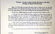Quận Hà Đông chỉ đạo xử lý vụ việc dựng nhà kho cho thuê trên đất dự án