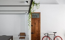 Nhà phố 1,5 tầng đẹp tinh tế với màu ghi xám