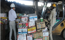 Bắt giữ, tiêu hủy 5 tấn thuốc bảo vệ thực vật nhập lậu