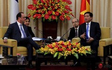 Ông Đinh La Thăng đề nghị gì khi gặp Tổng thống Pháp Francois Hollande?