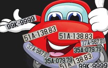 Thí điểm đấu giá biển số xe tại 5 tỉnh, thành phố