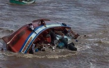 Hình ảnh hãi hùng trước và sau khi chìm tàu ở Bạc Liêu