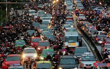 Hà Nội lại kẹt ứ mọi ngả chiều cuối tuần