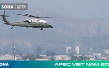 Marine One của tổng thống Trump có màn bay thử ấn tượng trong sân bay Đà Nẵng