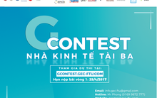 "G'CONTEST - Nhà kinh tế tài ba" 2017: Chắp bút cho câu chuyện cuộc đời của chính bạn!