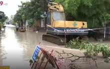 Dân khổ vì công trình làm đường chống ngập bị bỏ dở