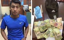 Bắt nóng thanh niên dùng dao cướp 200 triệu trong ngân hàng