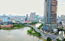 Bến Vân Đồn nhìn từ trên cao, hàng loạt chung cư cao cấp làm thay đổi diện mạo cung đường đắt giá bậc nhất Sài Gòn