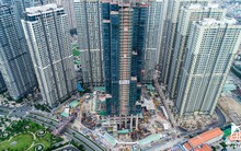 Toàn cảnh công trường xây dựng Tổ hợp dự án tòa nhà cao nhất Việt Nam