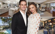 Bên trong căn nhà trị giá 12 triệu đô của CEO Evan Spiegel và vợ mới cưới Miranda Kerr có gì?