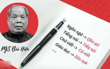 Đề xuất cải tiến tiếng Việt của PGS. TS Bùi Hiền chỉ là ý tưởng cá nhân, đừng vội 'ném đá'