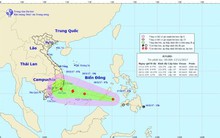 Áp thấp nhiệt đới gần Biển Đông mạnh lên, có thể thành bão