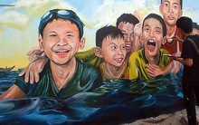 “Lý Sơn của Quảng Nam” hút hồn du khách bởi làng bích họa được vẽ bởi sinh viên Đà Nẵng