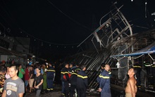 Cháy kinh hoàng ở chợ đêm Phú Quốc